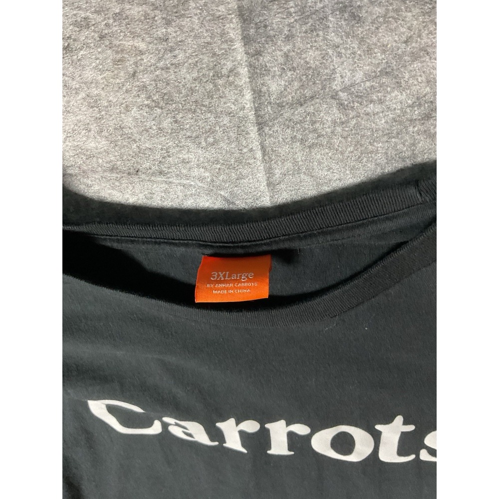 Carrots By Anwar Carrots Men's Graphic Logo T-Shirt 3XL Black And White - Picture 4 of 5